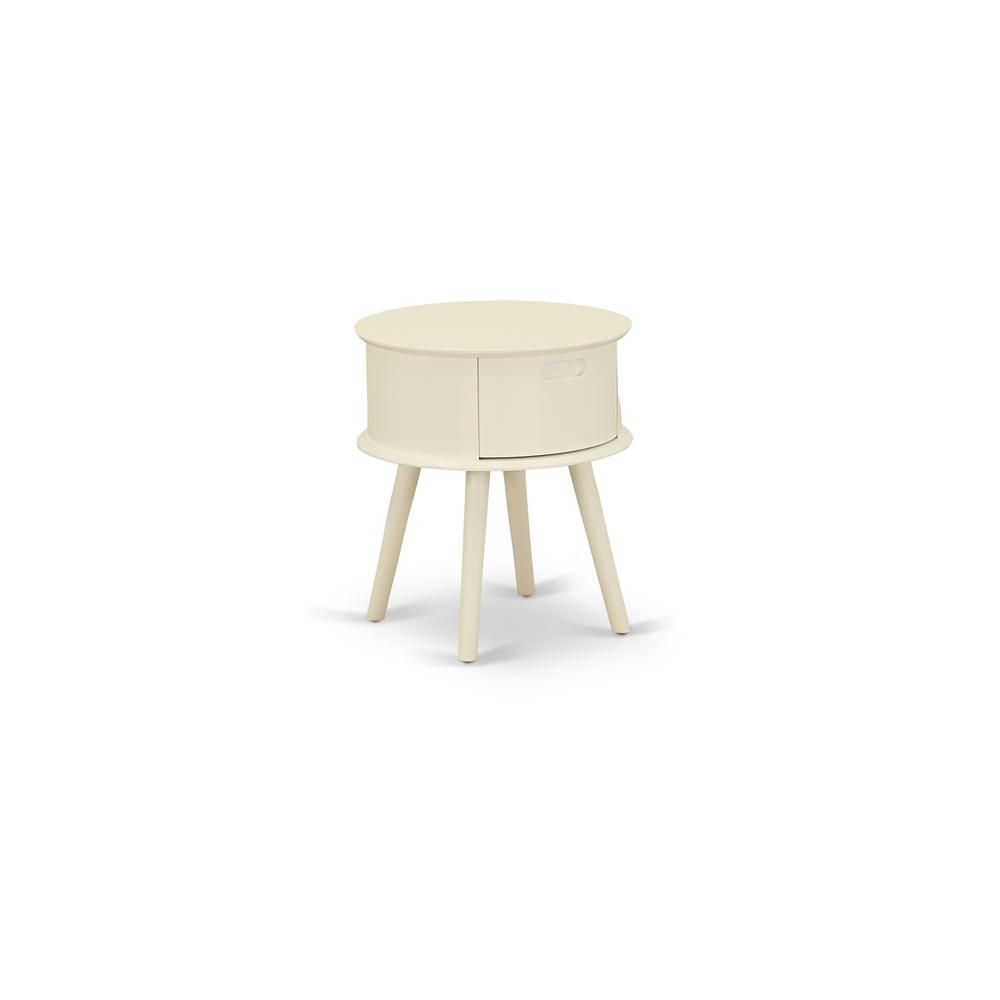 Night Stand White, GONE05. Picture 1