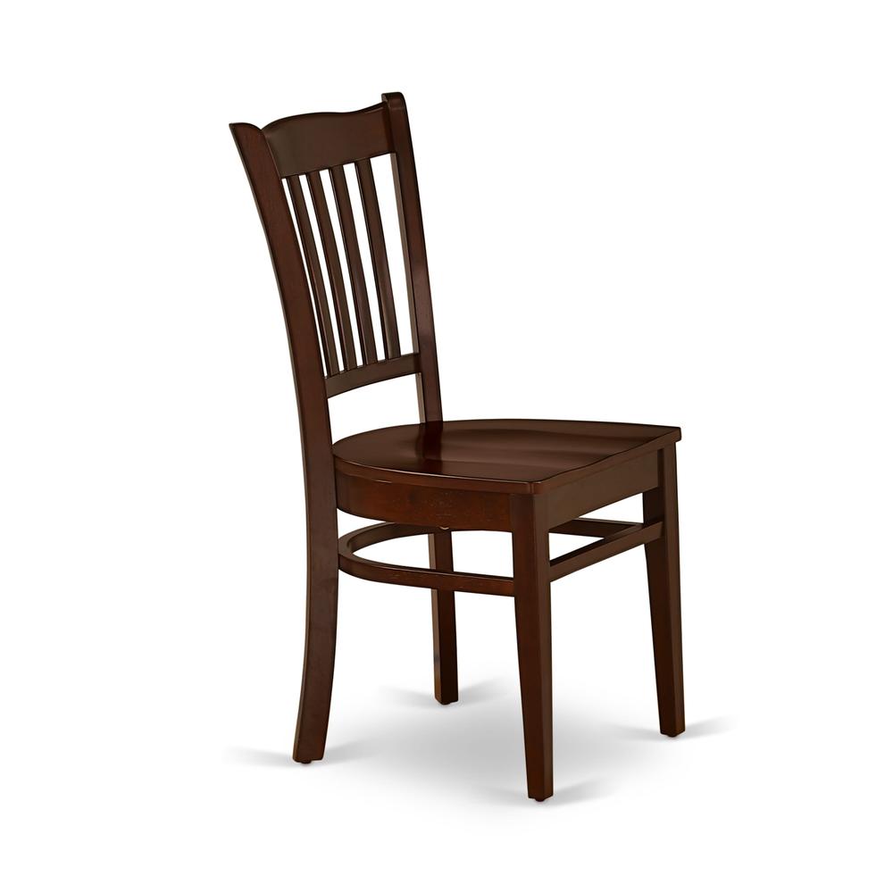 AMGR3-MAH-W 3 Piece Dining Room Table Set - 1 Dining Table and 2 Mahogany Dining Chairs - Mahogany Finish. Picture 6