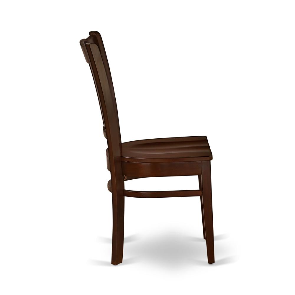 AMGR3-MAH-W 3 Piece Dining Room Table Set - 1 Dining Table and 2 Mahogany Dining Chairs - Mahogany Finish. Picture 7