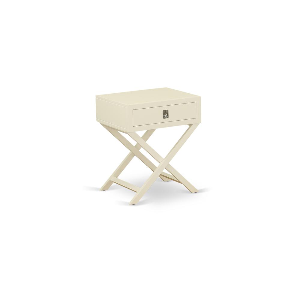 Night Stand White, HANE05. Picture 1