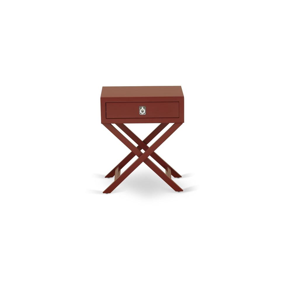 Night Stand Burgundy, HANE13. Picture 2