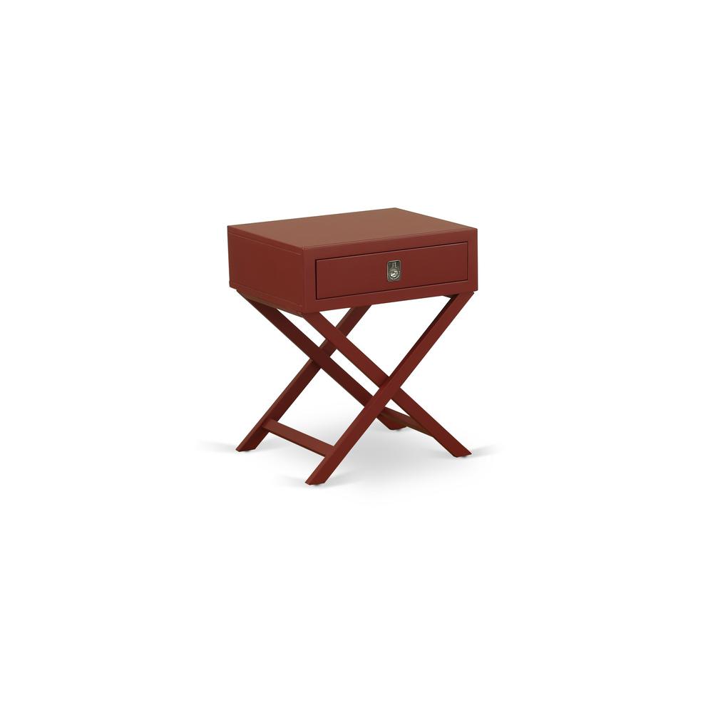 Night Stand Burgundy, HANE13. Picture 1