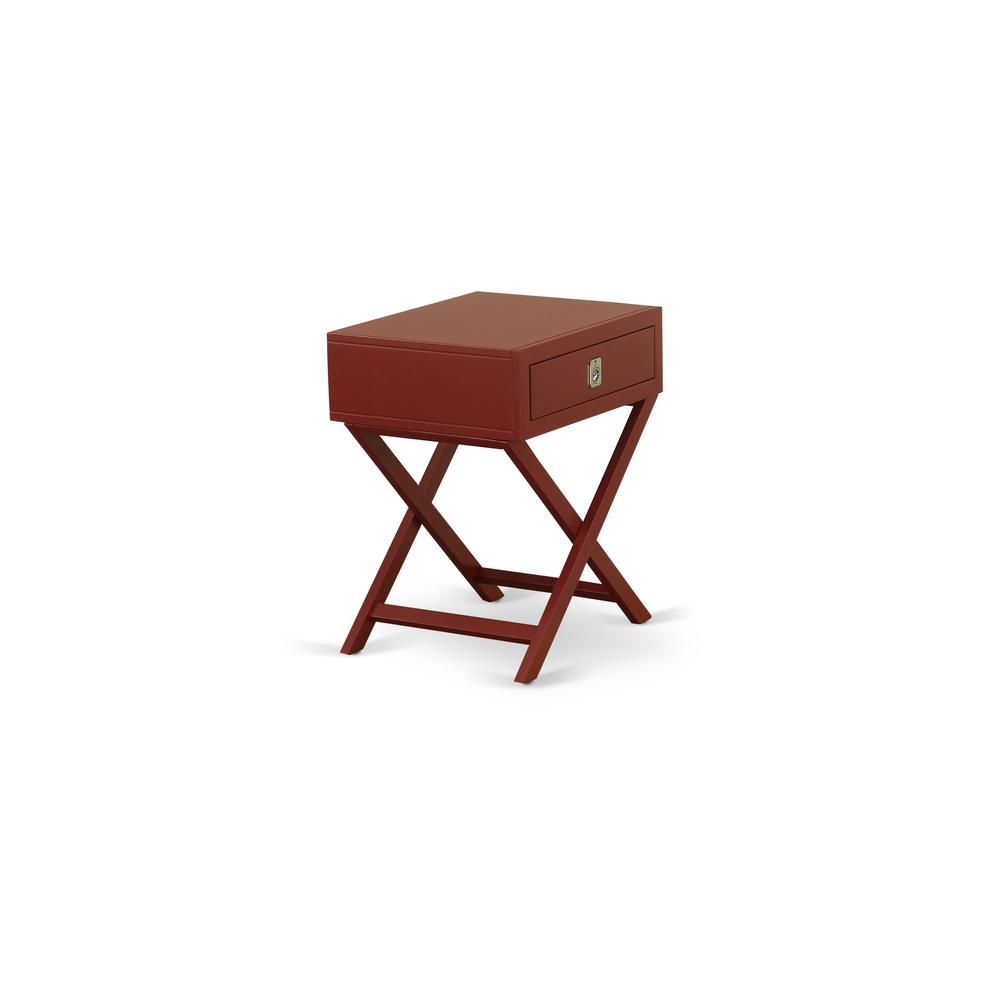 Night Stand Burgundy, HANE13. Picture 3