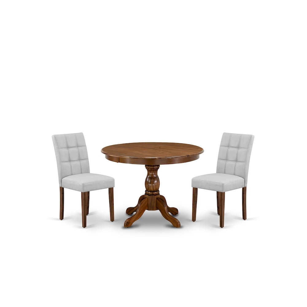 3 Piece Mid Century Modern Dining Table Set. Picture 1