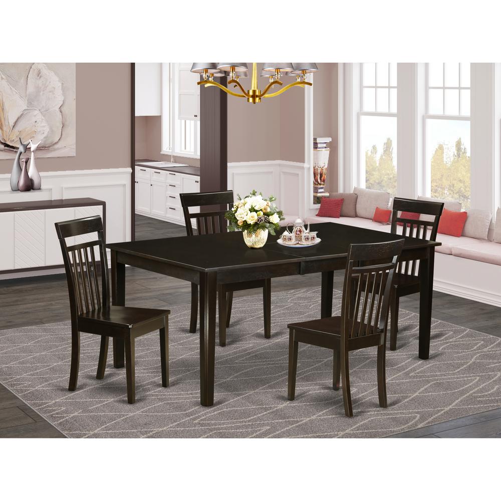 5  Pc  Dining  room  set  for  4-Table  with  Leaf  along  with  4  Dining  Chairs.. Picture 4