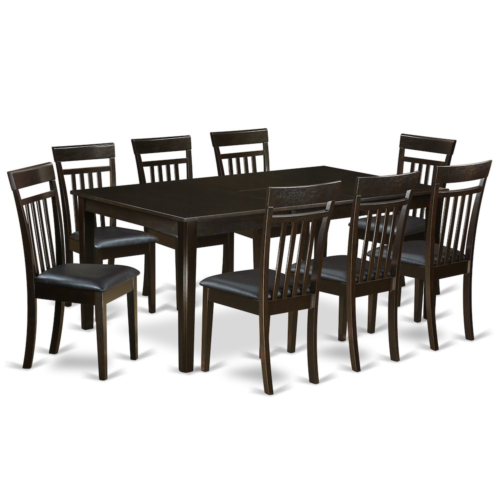 9  Pc  Dining  room  set-Dining  Table  with  Leaf  plus  8  Dining  Chairs.. Picture 1