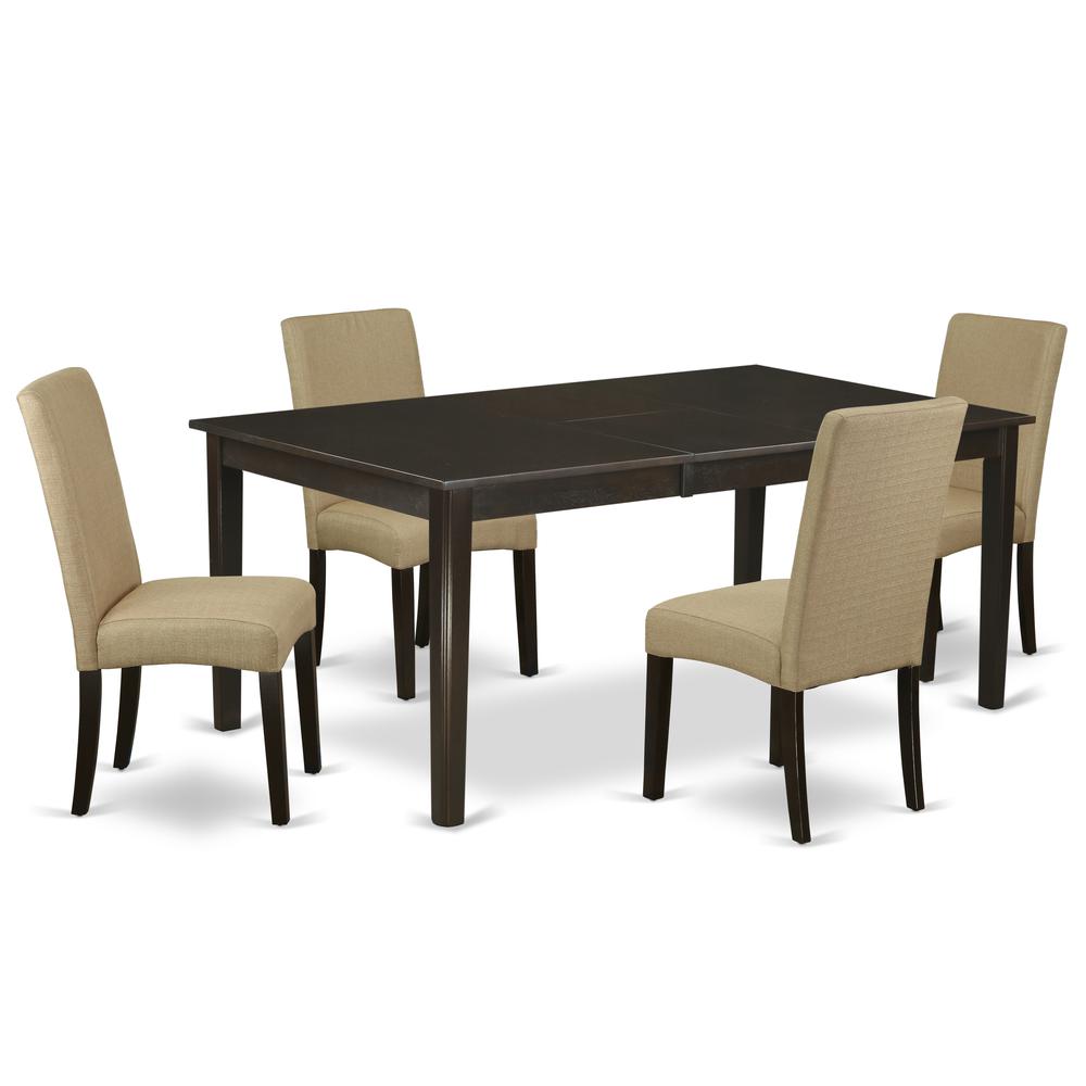 Dining Room Set Cappuccino, HEDR5-CAP-03. Picture 1