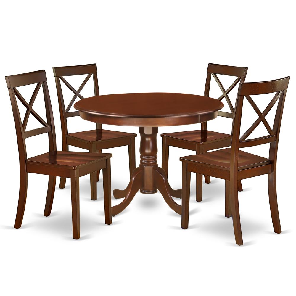 Dining Room Set Mahogany, HLBO5-MAH-W. Picture 1