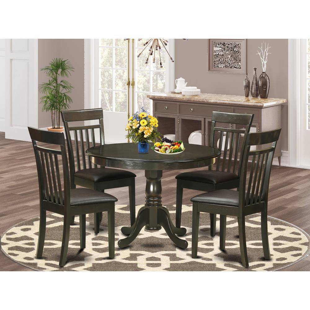 5  PC  small  Kitchen  Table  set-small  Table  and  4  Kitchen  Chairs.. Picture 4