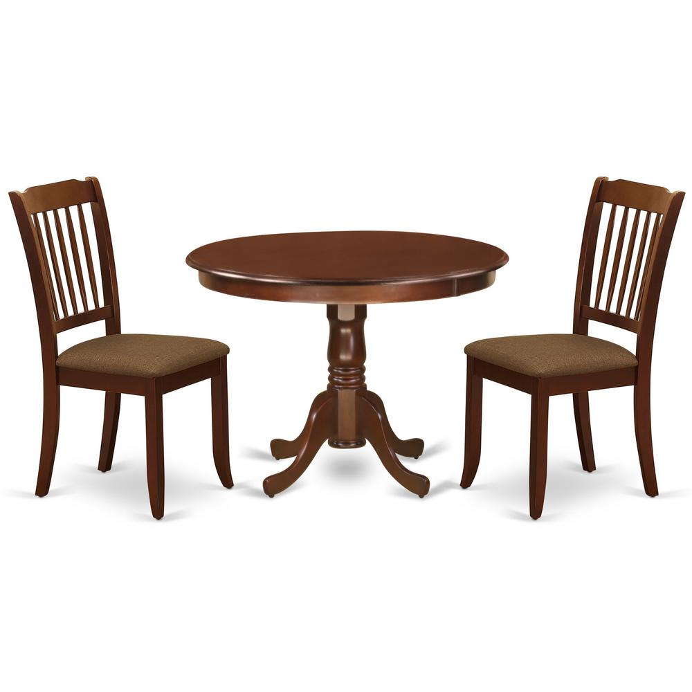 Dining Room Set Mahogany, HLDA3-MAH-C. Picture 1