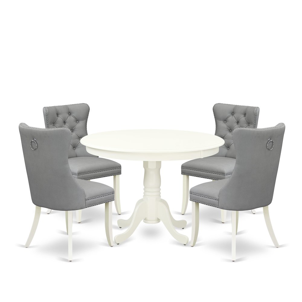 5 Piece Modern Dining Table Set. Picture 1