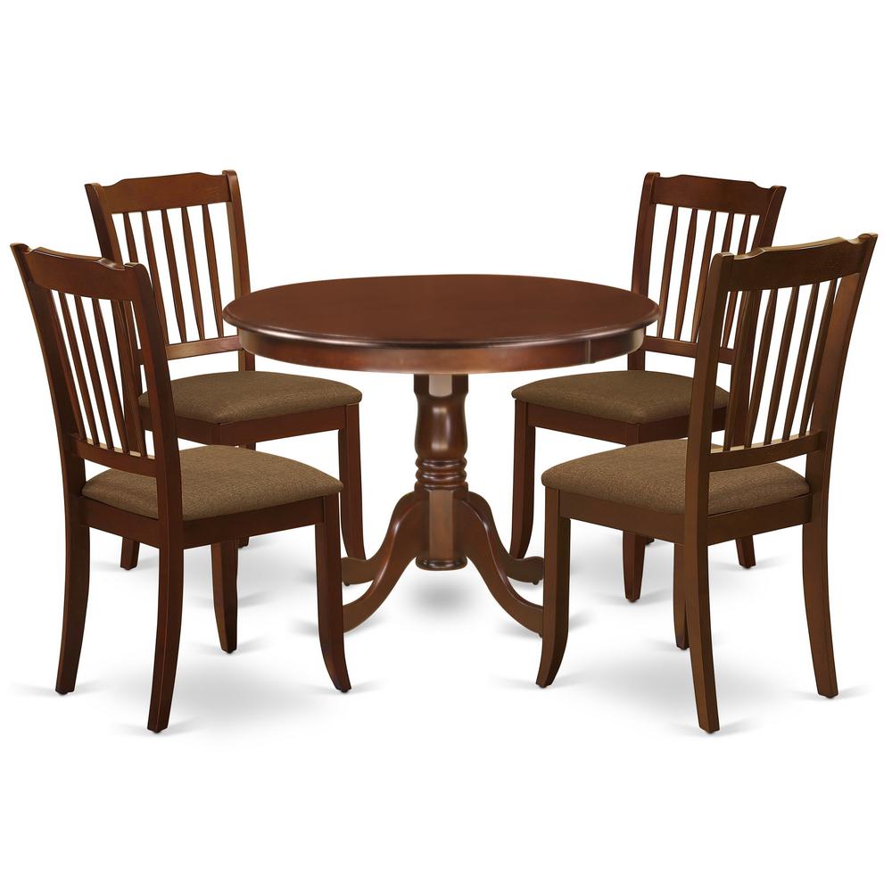 Dining Room Set Mahogany, HLDA5-MAH-C. Picture 1