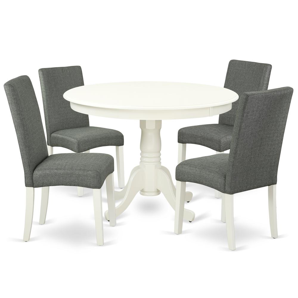 Dining Room Set Linen White, HLDR5-LWH-07. Picture 1