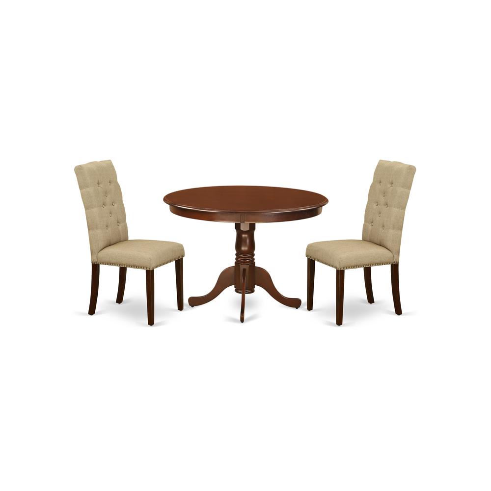 Dining Room Set Mahogany, HLEL3-MAH-16. Picture 1