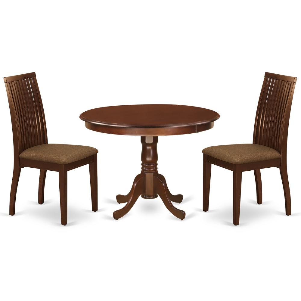 Dining Room Set Mahogany, HLIP3-MAH-C. Picture 1