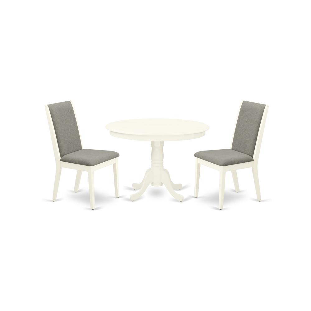 Dining Room Set Linen White, HLLA3-LWH-06. Picture 1