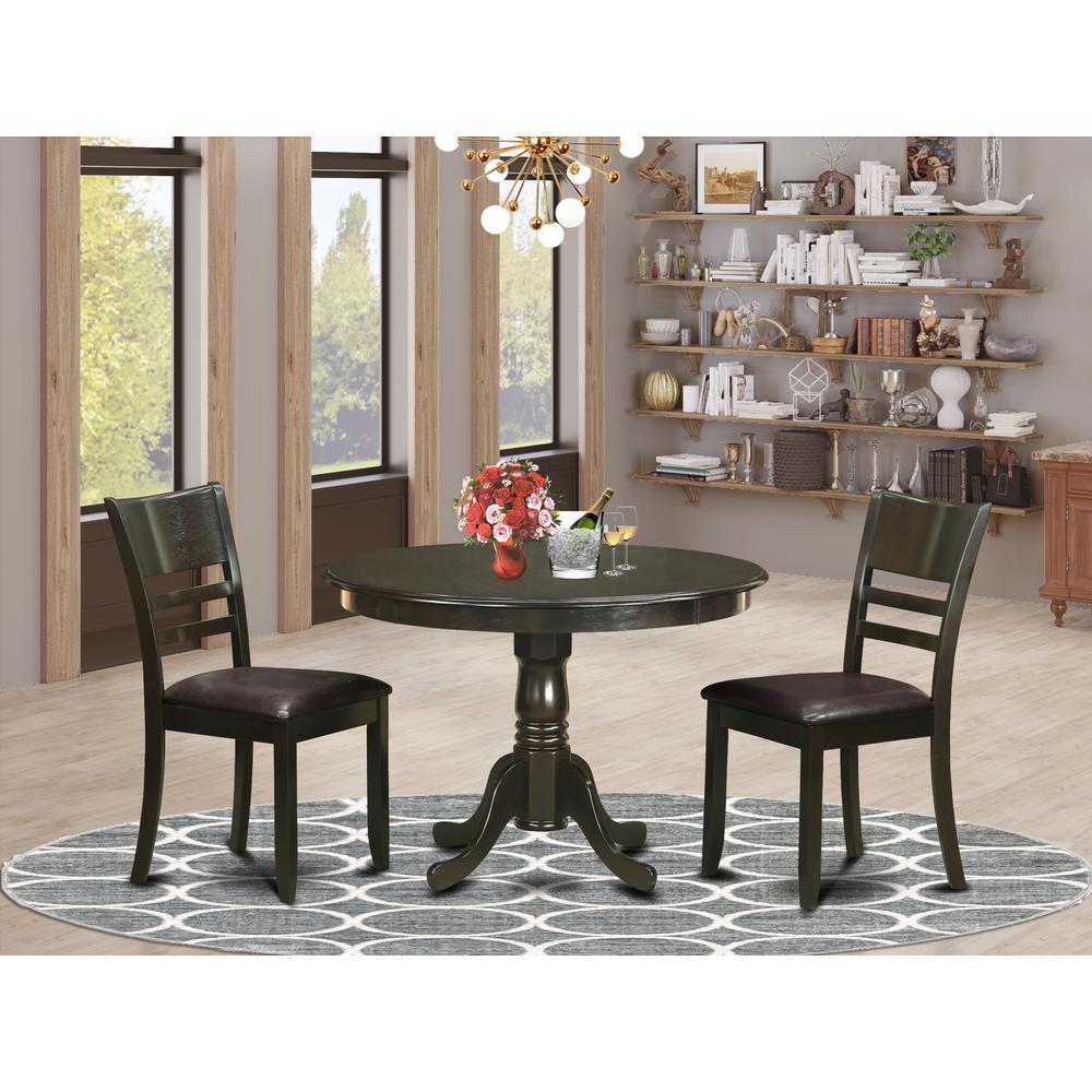 3  PC  Kitchen  nook  Dining  set-Dining  Table  and  2  dinette  Chairs. Picture 4
