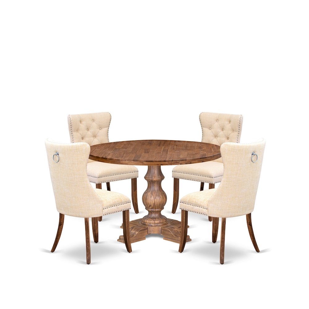 5-Piece Kitchen Set In Light Beige Color. Picture 1