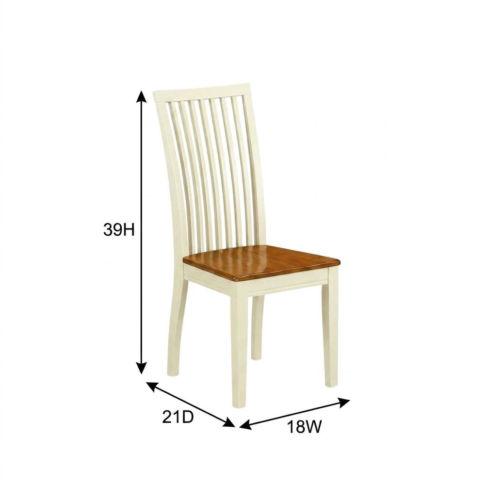 Upholstered Dining Chair with Wood Frame for Kitchen and Dining Room, Set of 2. Picture 6