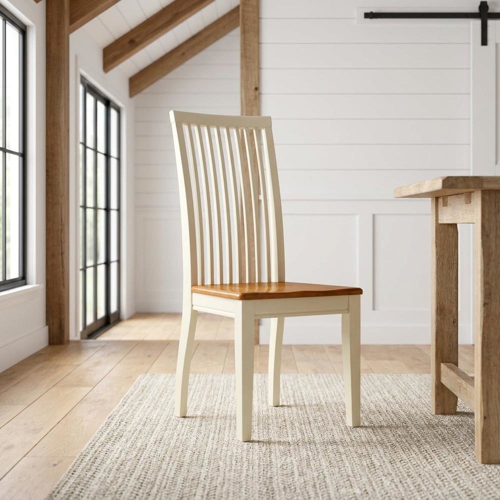 Upholstered Dining Chair with Wood Frame for Kitchen and Dining Room, Set of 2. Picture 3
