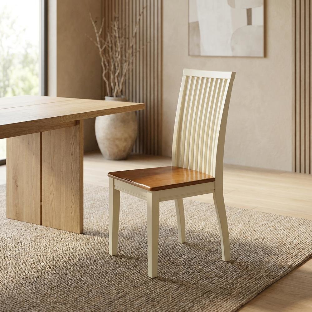 Upholstered Dining Chair with Wood Frame for Kitchen and Dining Room, Set of 2. Picture 4