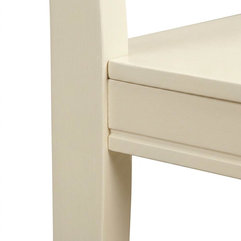 Linen Upholstered Dining Chair with Slat Back for Dining Room, Set of 2. Picture 8
