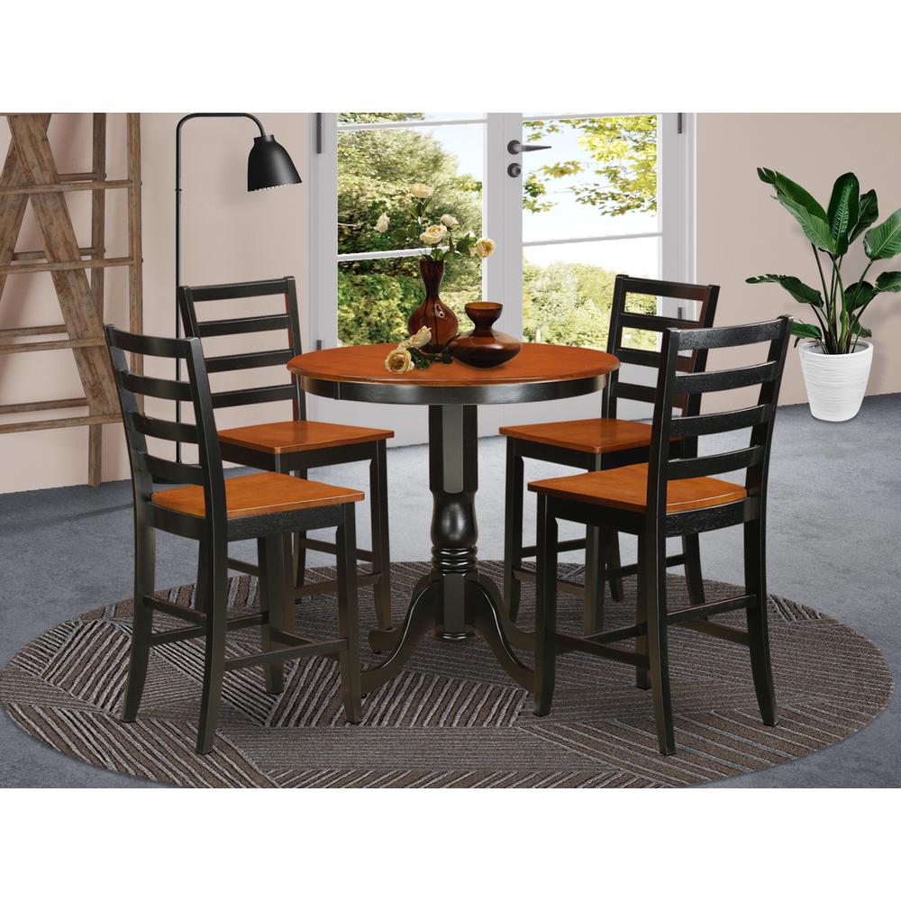 5  Pc  counter  height  Dining  room  set-pub  Table  and  4  Dining  Chairs.. Picture 4