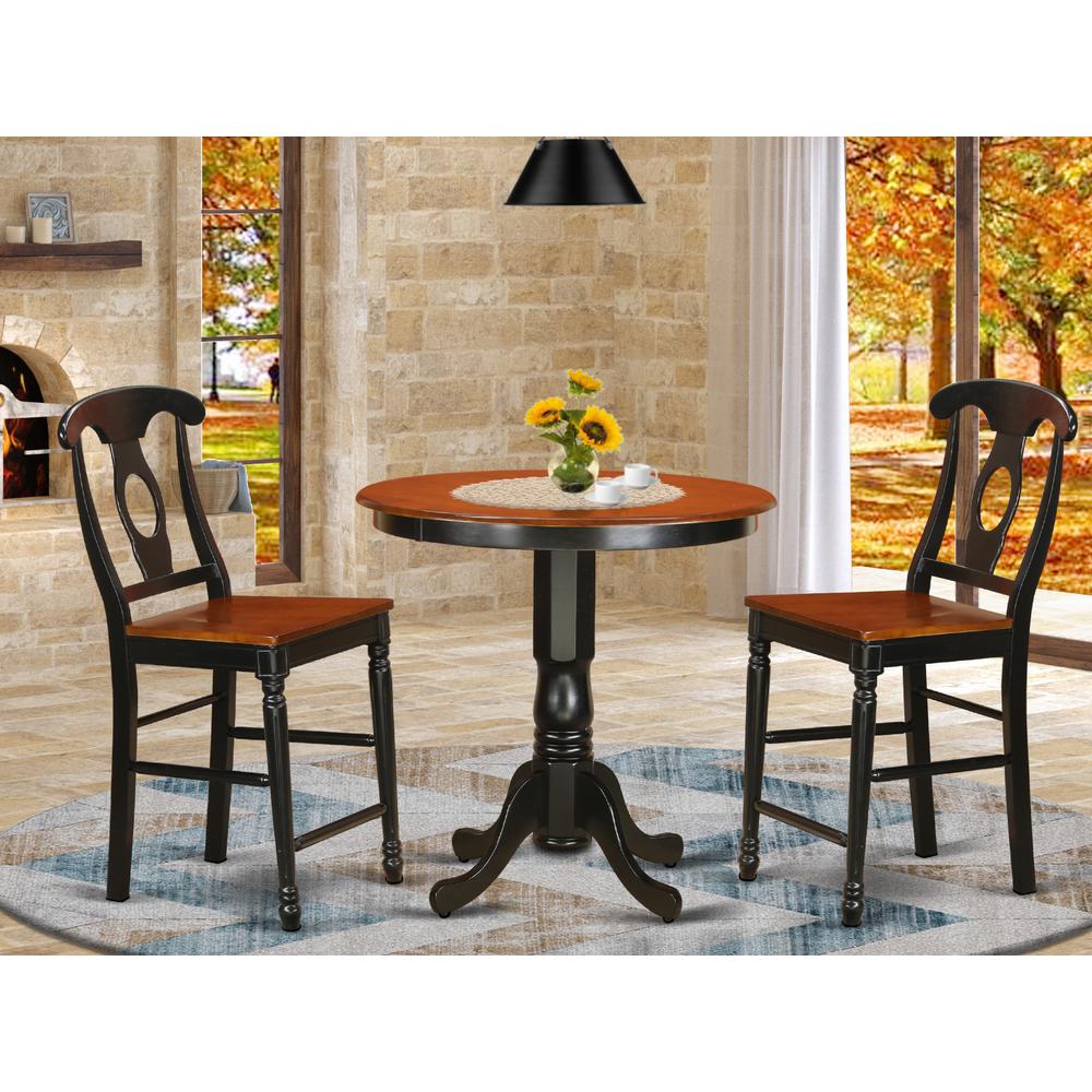 3  Pc  Dining  counter  height  set  -  Dinette  Table  and  2  counter  height  stool.. Picture 4