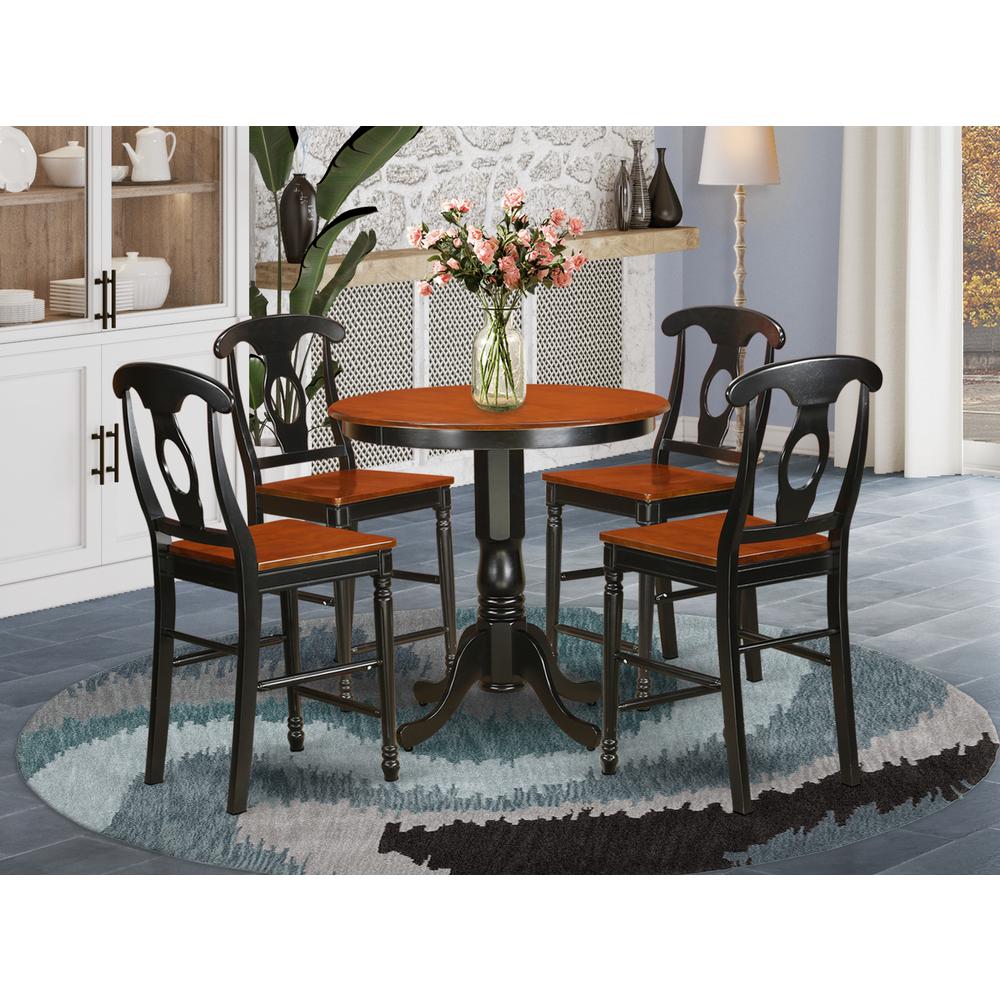 5  Pc  counter  height  set  -  high  Table  and  4  Kitchen  Dining  Chairs.. Picture 4