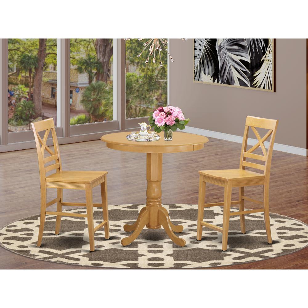3  Pc  counter  height  Dining  room  set  -  high  Table  and  2  counter  height  stool.. Picture 4