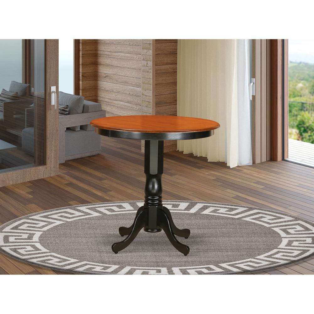 Jackson  Counter  Height  Table  in  black  and  Cherry  Finish. Picture 2