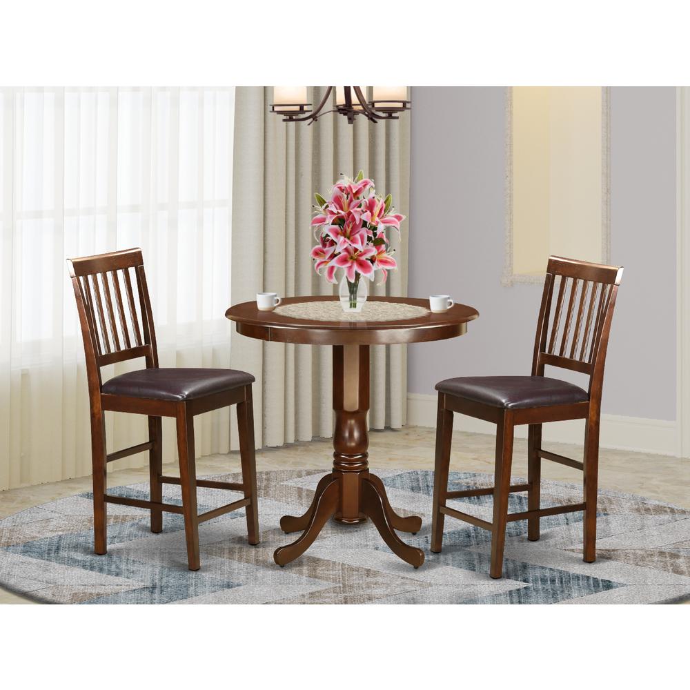 3  PC  pub  Table  set-pub  Table  and  2  counter  height  Chairs. Picture 4