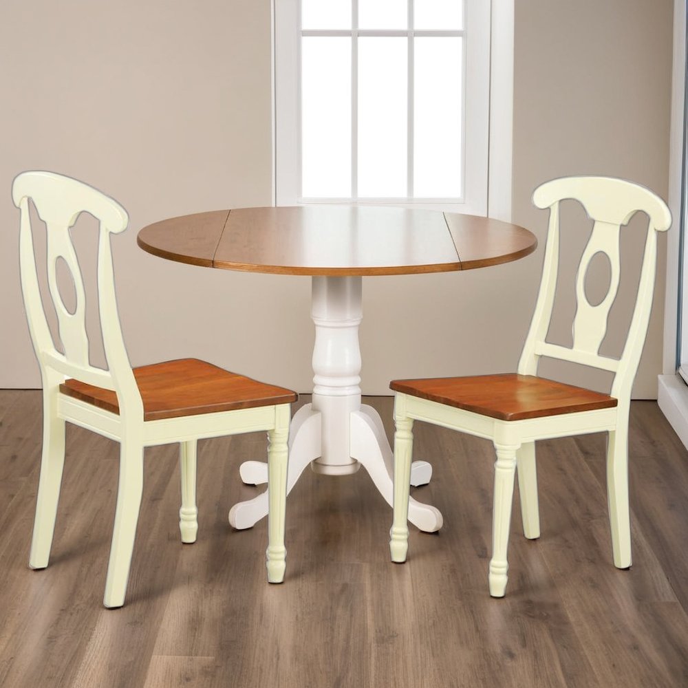 Elegant Wooden Dining Chair Set of 2 for Kitchen and Dining Room. Picture 2