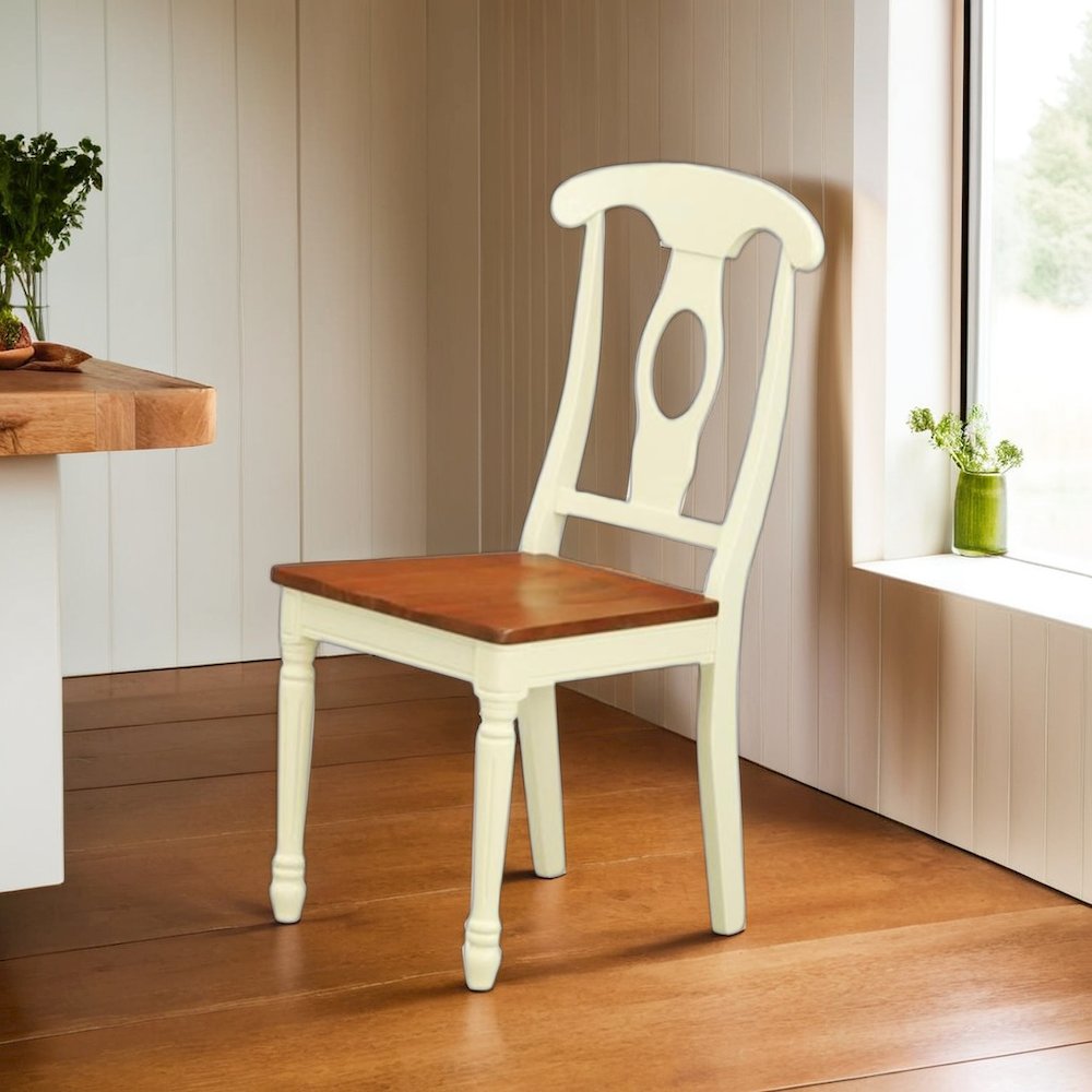 Elegant Wooden Dining Chair Set of 2 for Kitchen and Dining Room. Picture 4