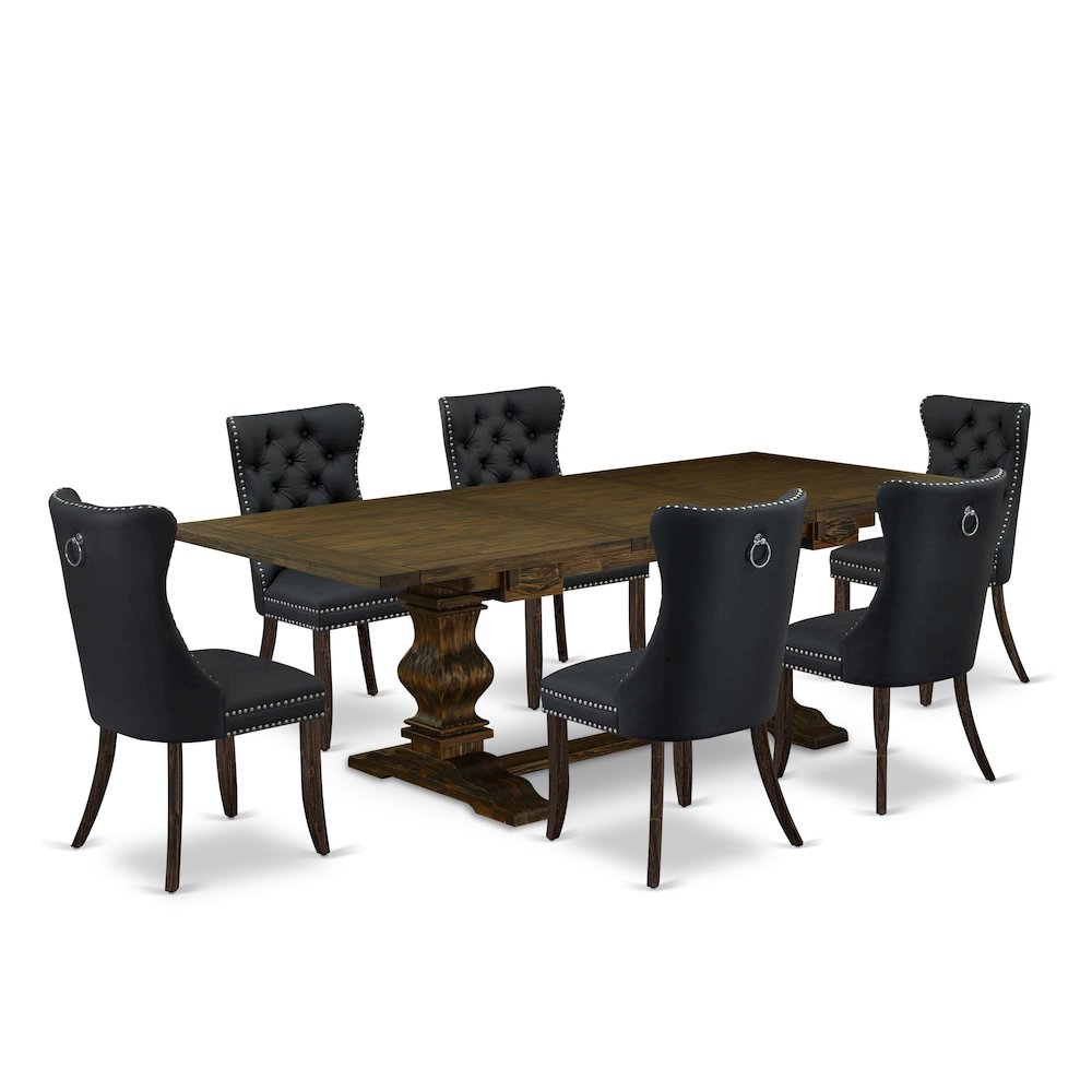 7 Piece Dining Table Set. Picture 1
