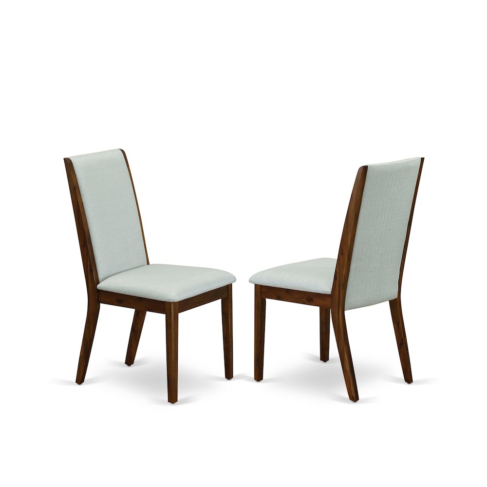 3 Pc Dining Set Includes a Round Kitchen Table and 2 Parson Chairs. Picture 3