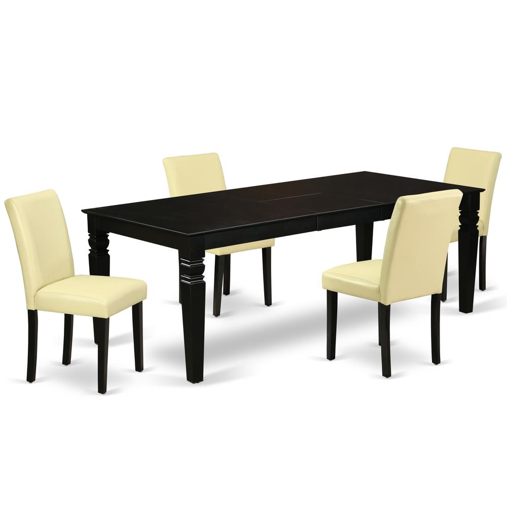 Dining Room Set Black, LGAB5-BLK-73. Picture 1
