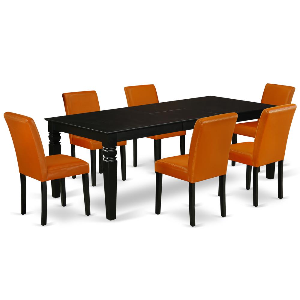 Dining Room Set Black, LGAB7-BLK-61. Picture 1