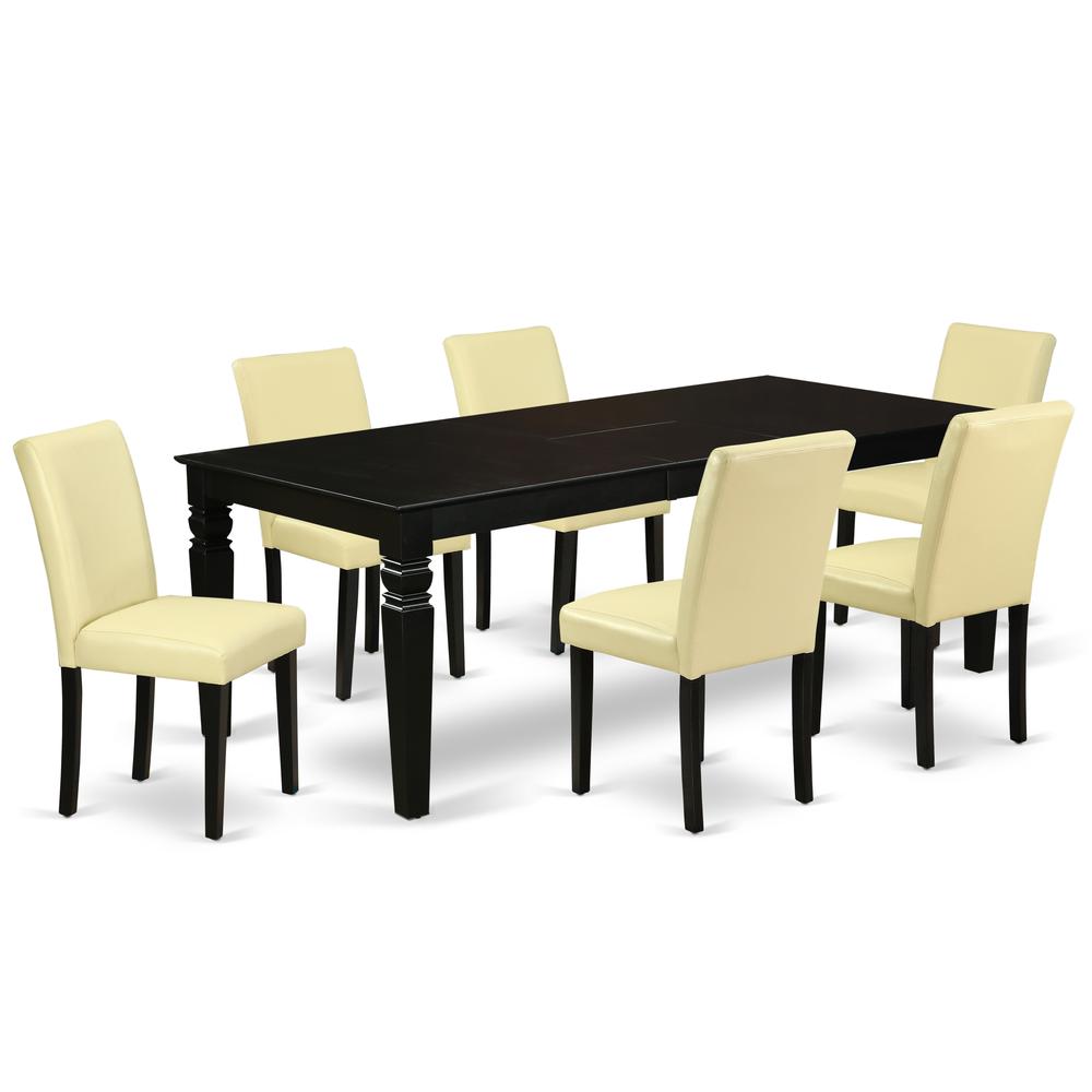 Dining Room Set Black, LGAB7-BLK-73. Picture 1