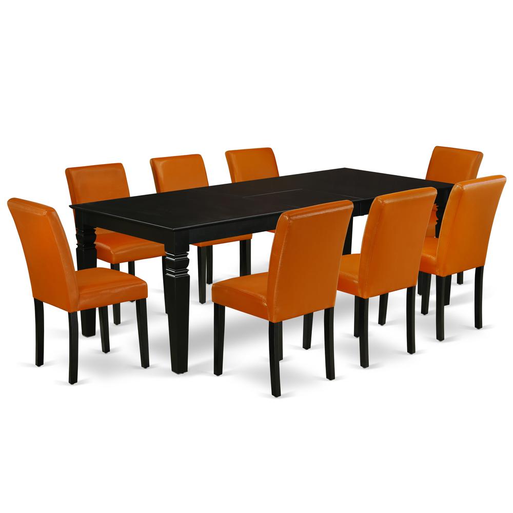 Dining Room Set Black, LGAB9-BLK-61. Picture 1
