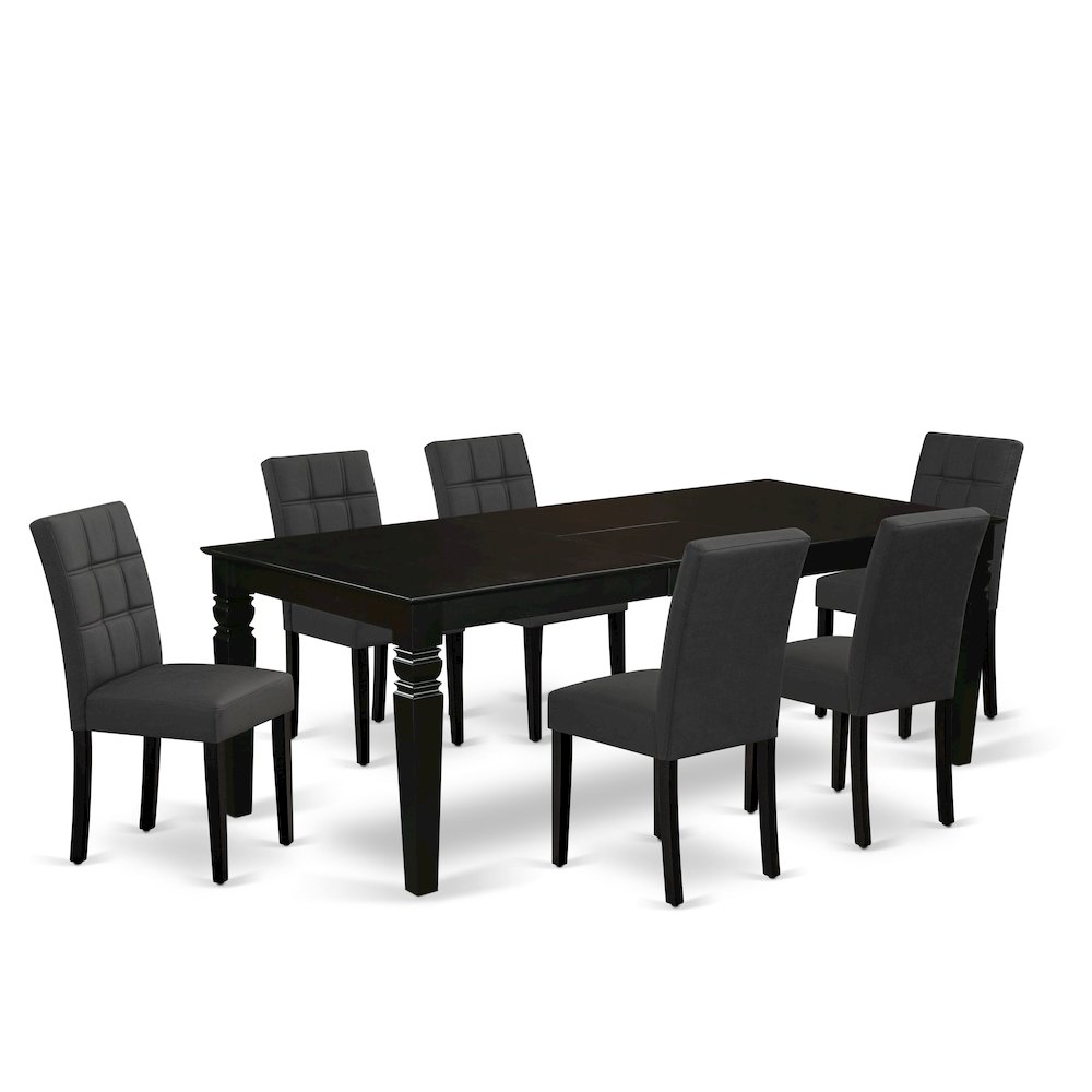 7 Piece Dinner Table Set contain A Dining Table. Picture 1