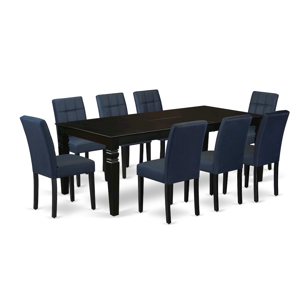 9 Piece Dinner Table Set contain A Kitchen Table. Picture 1