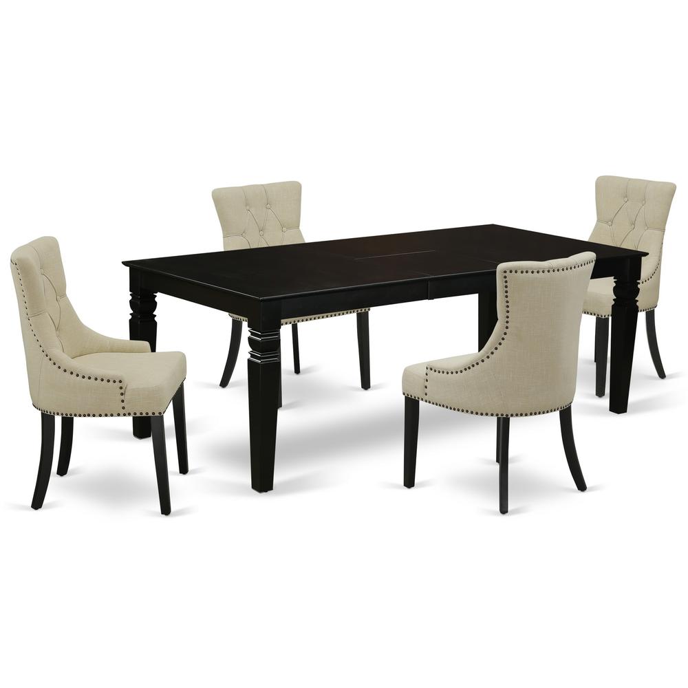 Dining Room Set Black, LGFR5-BLK-02. Picture 1