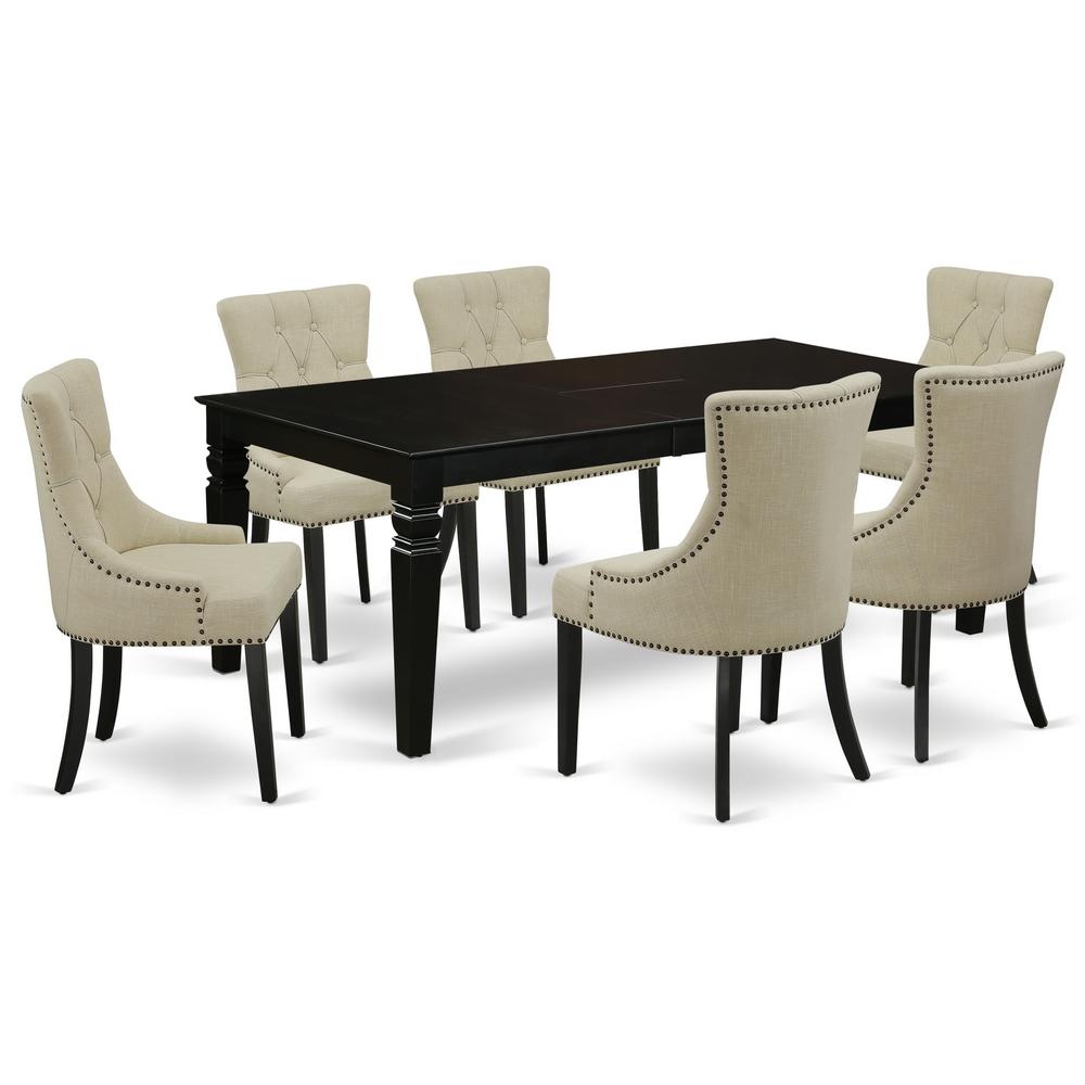 Dining Room Set Black, LGFR7-BLK-02. Picture 1