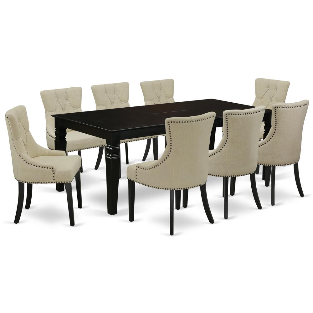 Dining Room Set Black, LGFR9-BLK-02. Picture 1