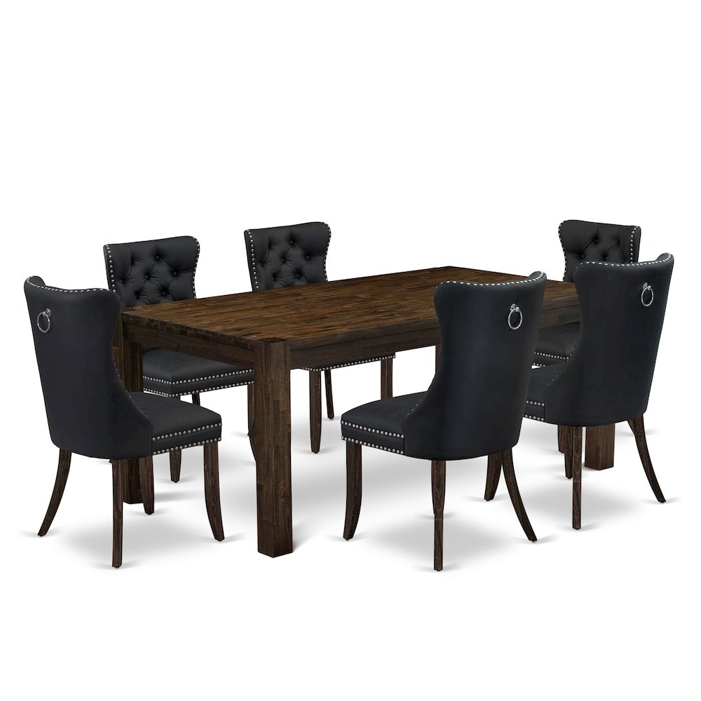 7 Piece Kitchen Table Set. Picture 1