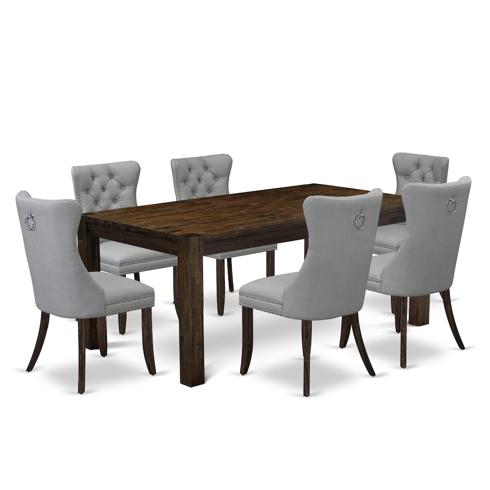 7 Piece Dining Table Set. Picture 1