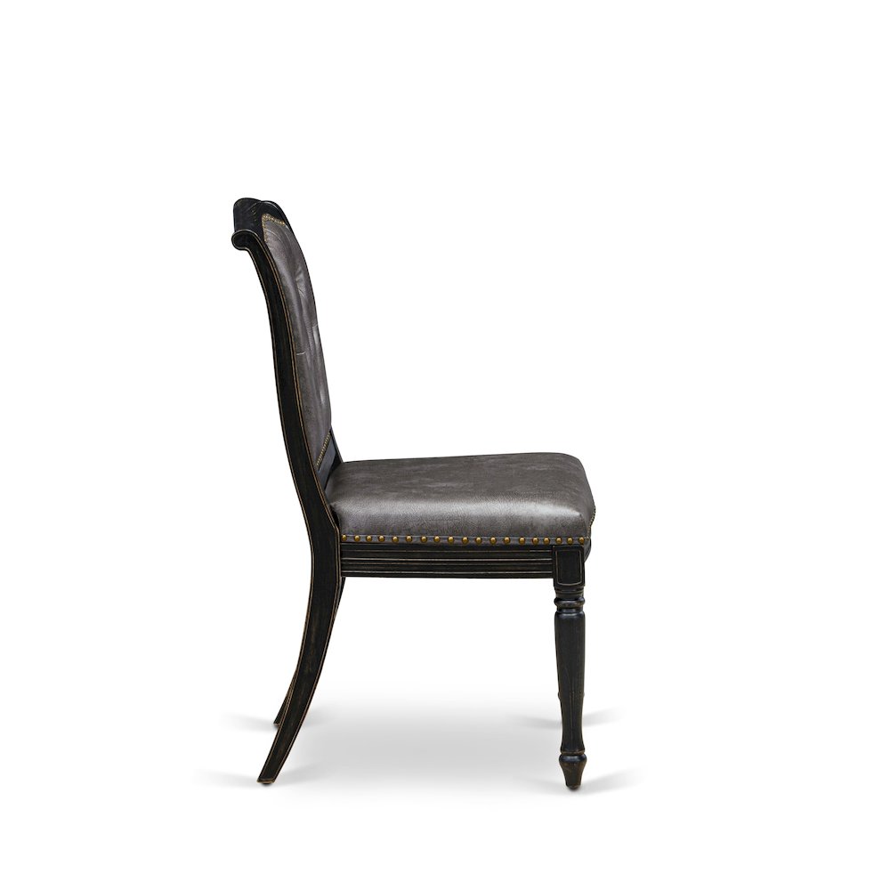 Parson Kitchen Room Chairs Set of 2. Picture 5