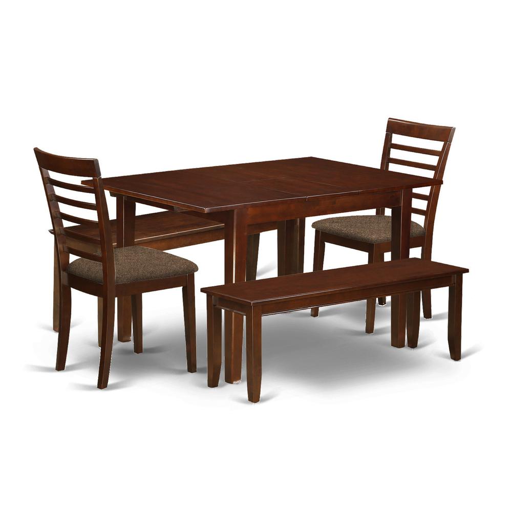 Dining Room Set Mahogany, MILA5D-MAH-C. Picture 1
