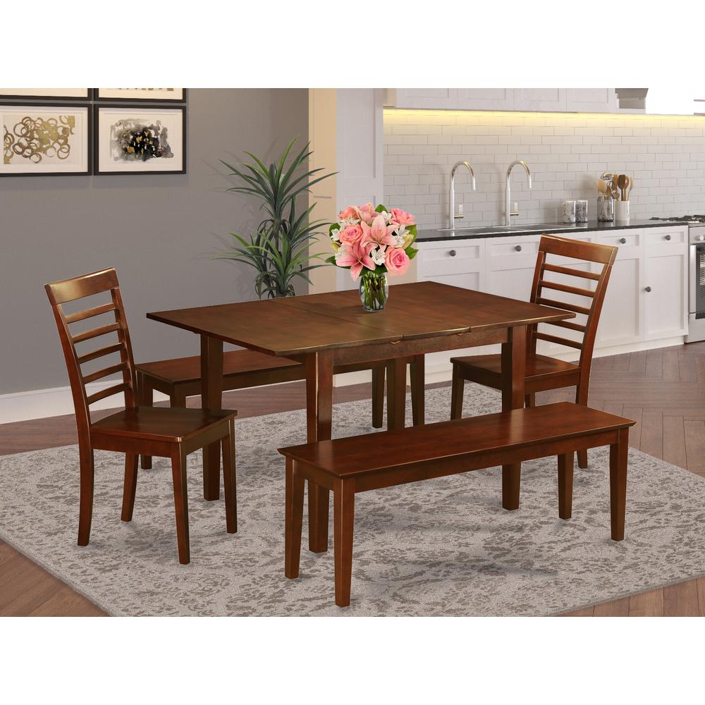 5  Pc  small  Kitchen  Table  set-small  Tables  and  2  Kitchen  Chairs  and  2  Benches. Picture 4